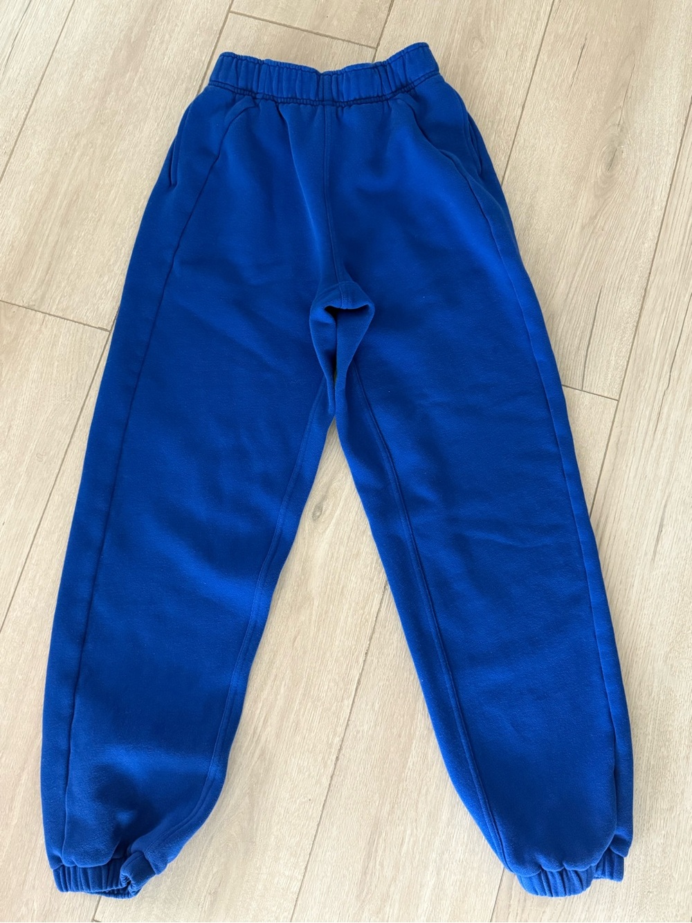 Lululemon Athletica Royal Blue Fleece Joggers Size XXXS